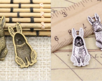 lapin pendentif accessoires 26 * 13 mm