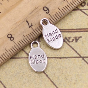 Hecho a mano Joyas accesorios placa 15 * 8mm