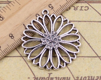 diy pendentifs accessoires fleurs 38 * 35 mm