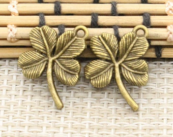 Four Leaf colgante accesorio 20 * 15 mm