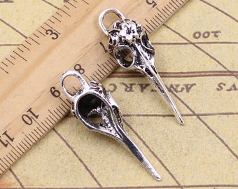 10pcs Skeleton Dagger charms pendant 41x12mm antique silver ornament accessories jewelry making DIY handmade craft base material