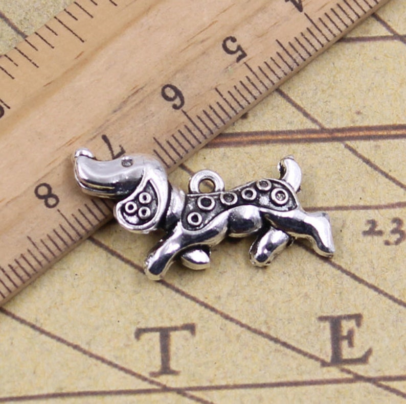 Chien pendentif bijoux accessoires 32 16mm image 1