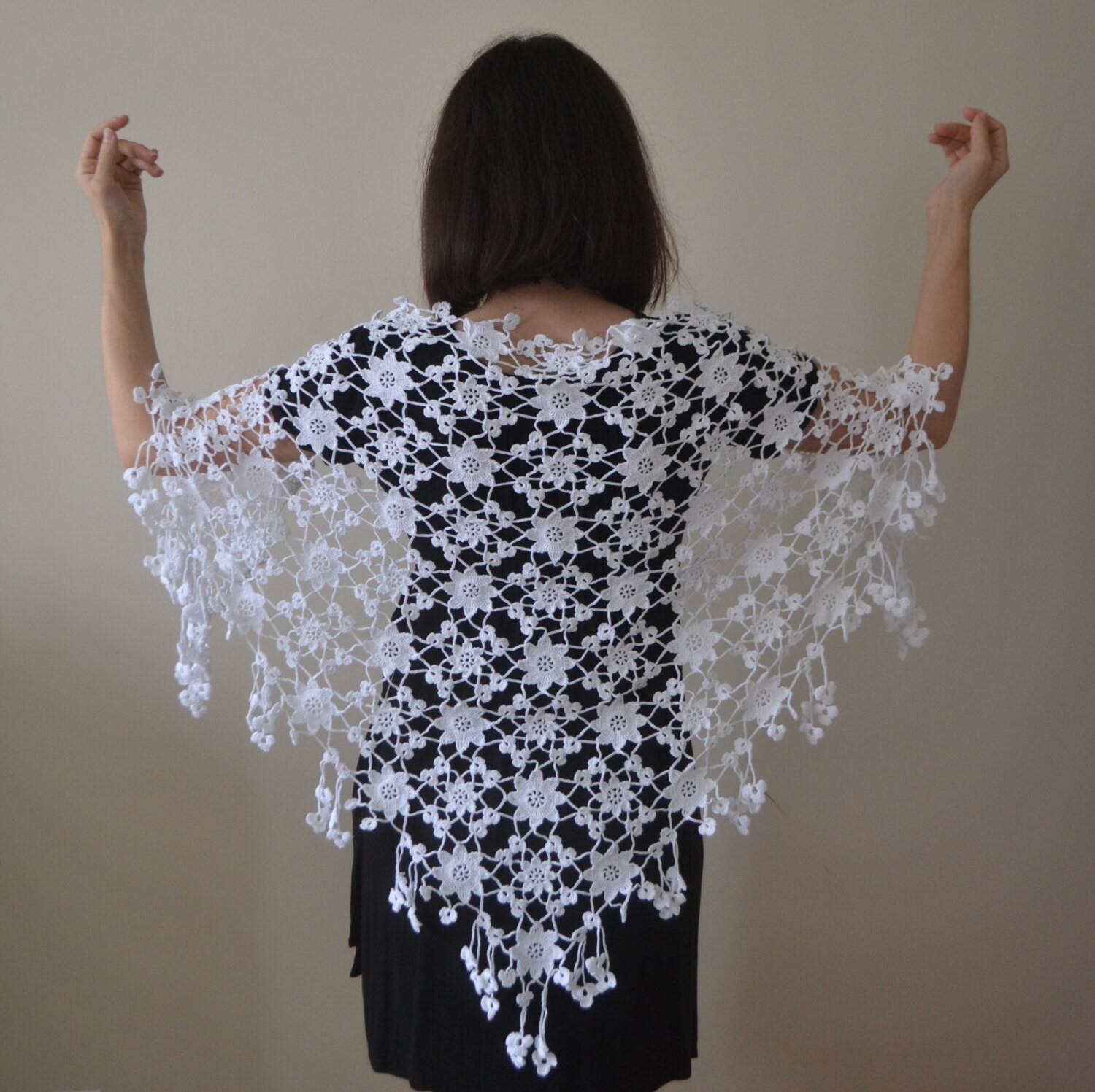 Flower shawl for wedding Clearance