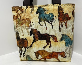 Horse shoulder tote bag purse Cowgirl Equestrian