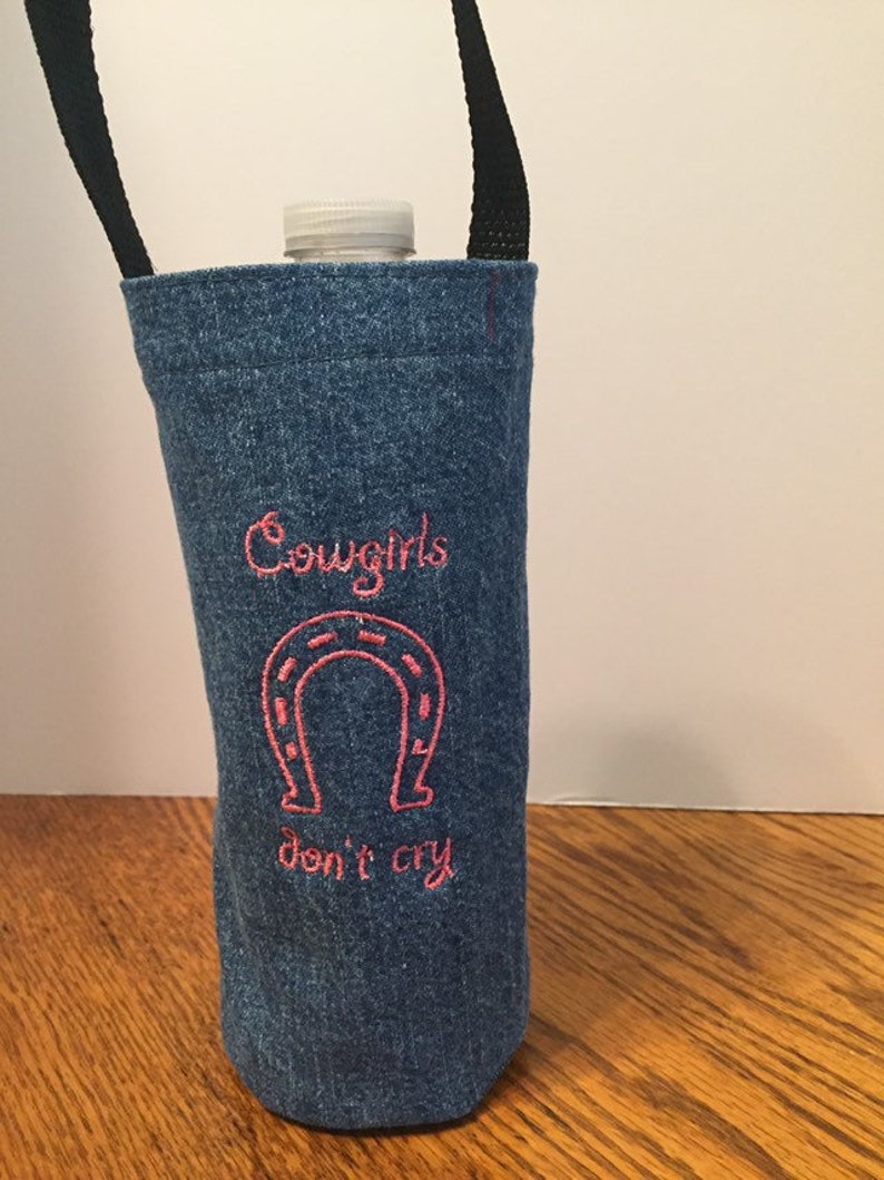 Horse trail saddle horn bag water bottle carrier/holder Etsy