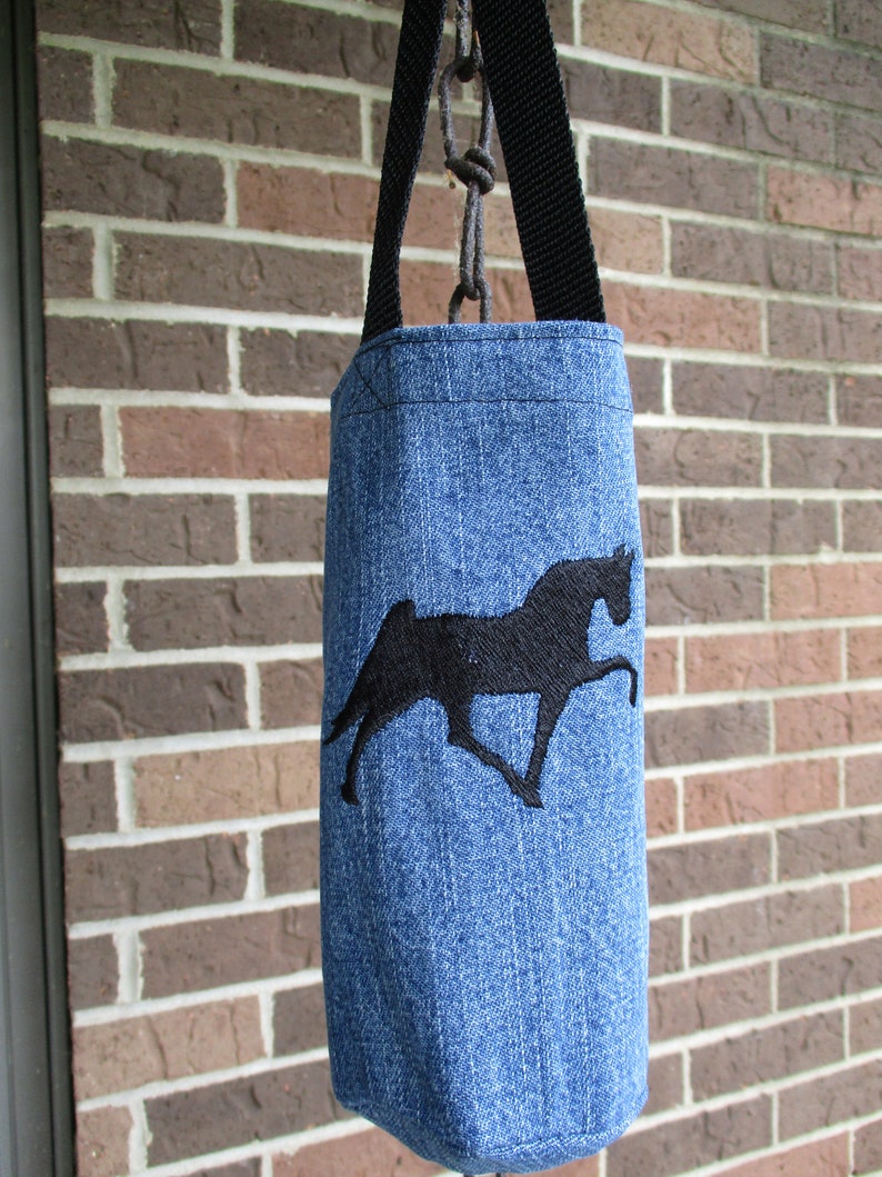 Horse trail saddle horn bag water bottle carrier/holder Etsy
