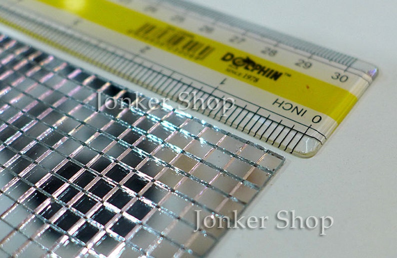 Small Mirror Mosaic Glass Tiles 800 Piece 0 5cm Sheet Set Small Mirror Mosaic Glass Tiles 800