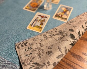 Altar Cloth for Tarot or Oracle Readings, Spiritual Divination, Zen Moments, Home Shrine, Crystal Readings, Rune Casting, and Astrology Blue