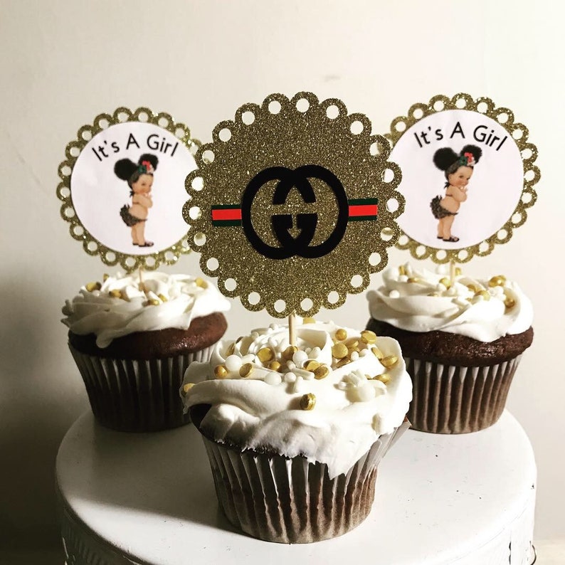 Gucci Cupcake Toppers Etsy