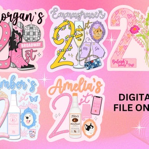 DIGITAL FILE 21st Birthday Sign