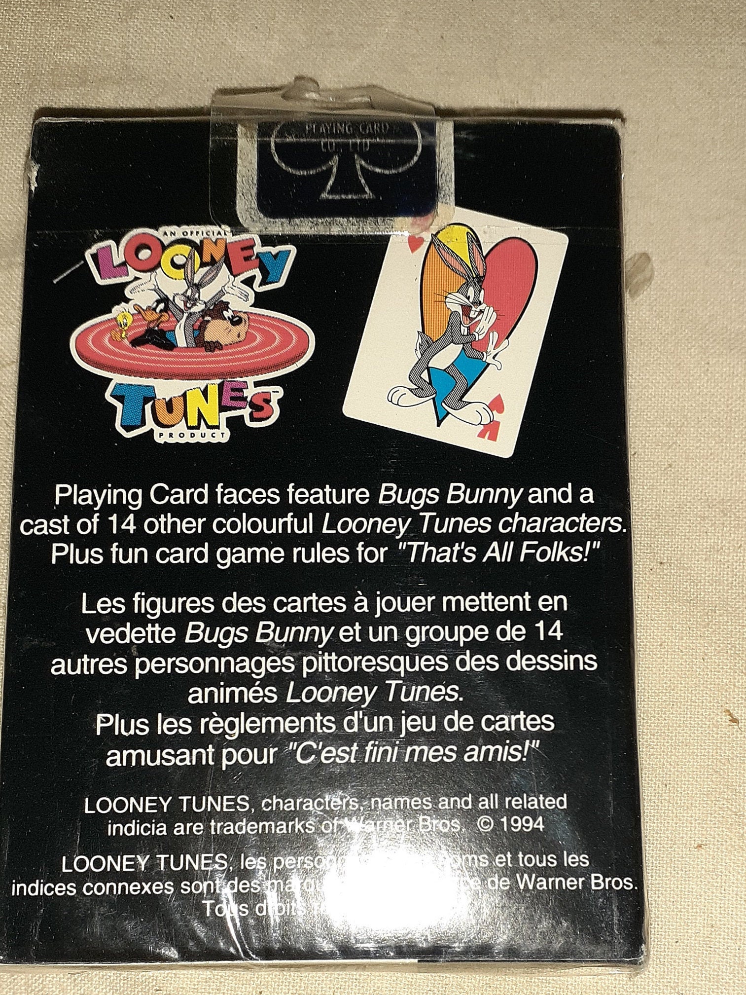 Looney Tunes Playing Cards 1994 | Etsy