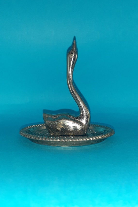 Vintage Swan Ring Holder - image 1