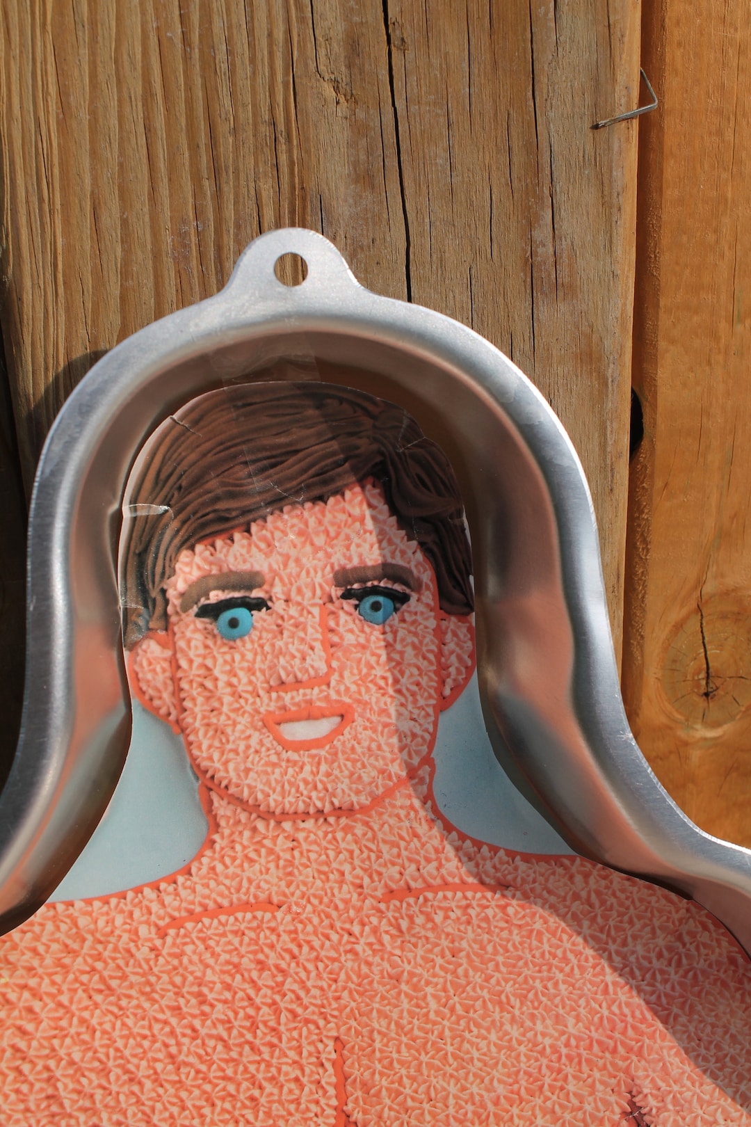 Original Wilton Cake Pan Vintage Handsome Guy Pan Metal Large Etsy