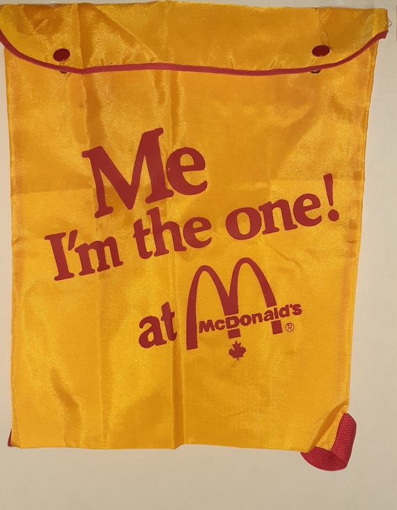 2 Vintage McDonalds Bag back pack | Etsy