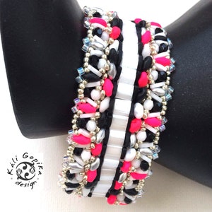 Statement Retro beaded cuff bracelet