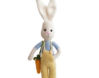 Crochet Bunny Pattern. Easter Bunny. Meemoodolls