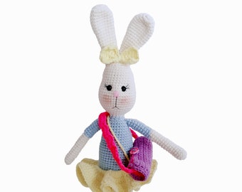 Crochet Ballerina Bunny Pattern: Lily, Easter Toy (PDF Pattern)