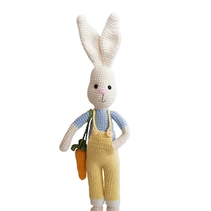 Crochet Bunny Pattern. Easter Bunny. Meemoodolls
