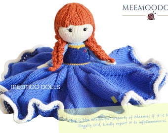 Modèle de tricot de couverture Gerda Snuggle : poupée de conte de fées (modèle PDF)