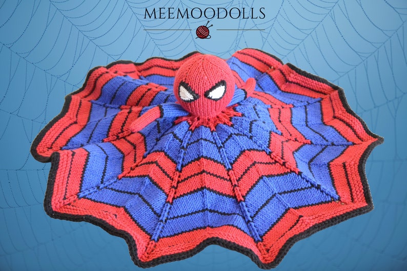 Knitting Pattern: Webbed Wonder Snuggle Blanket Cozy Blanket Design image 1