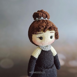A. H a fashion icon doll. Knitted Toy Patterns. Meemoodolls.