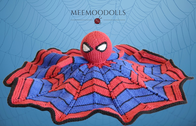 Knitting Pattern: Webbed Wonder Snuggle Blanket Cozy Blanket Design image 2