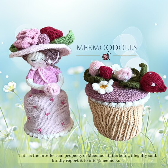 Free cupcake clearance doll pattern
