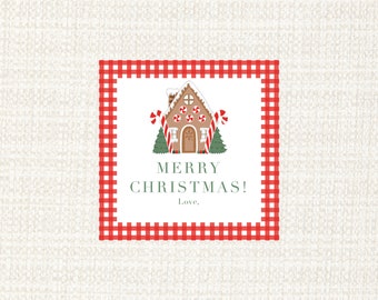 Gingerbread Christmas Gift Tag