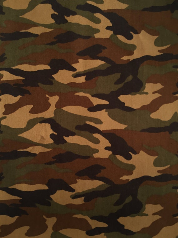  Camouflage  Fabric  Army  Green Camo Military fabric  Sewing 