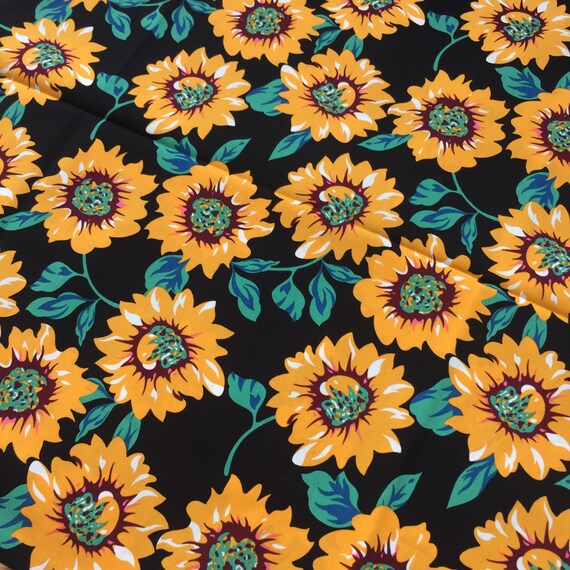 Tissu Tournesol Fleurs De Coton Fleur Rose En Tissu Par Yard Enfant Fille Femme 100 Coton Tissu Fat Quarter Yard