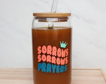 Bridgerton, Sorrows, Sorrows, Prayers, Iced Coffee Glass, Coffee Coffee Coffee, Beer Can Glass With Lid Yarn