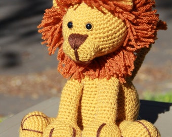 King of the Jungle | Lion Stuffed Animal | Amigurumi Lion | Crochet Lion