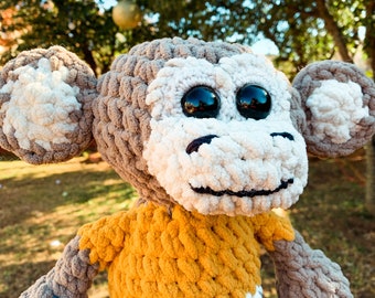 Monkey Stuffed Animal | Amigurumi  | Crochet Monkey
