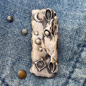 Horse jewelry hat pin or brooch for horse lovers, solid Argentium silver horse head pin, equine brooch horse moms will want, gift for her