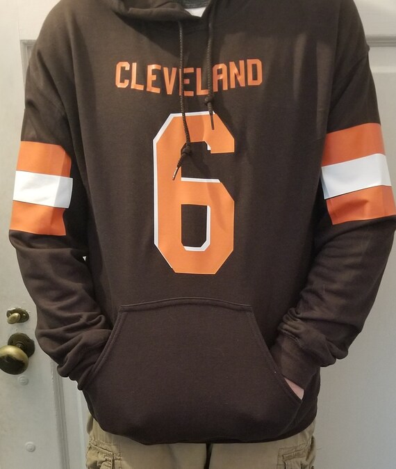 baker mayfield jersey hoodie