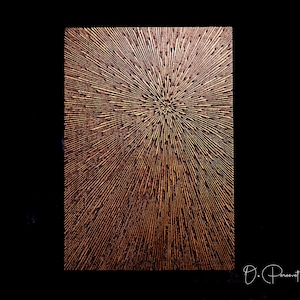 Radiant Cosmos. Unique wood bas-relief sculpture. Modernize your space with our abstract wall art—a contemporary touch of elegance.