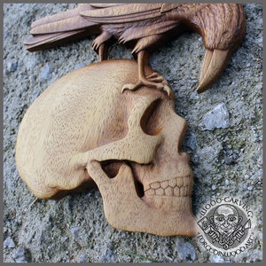 Raven Skull Viking Symbol Plaques Home Decor Norse Thor Odin Pagan Gods ...