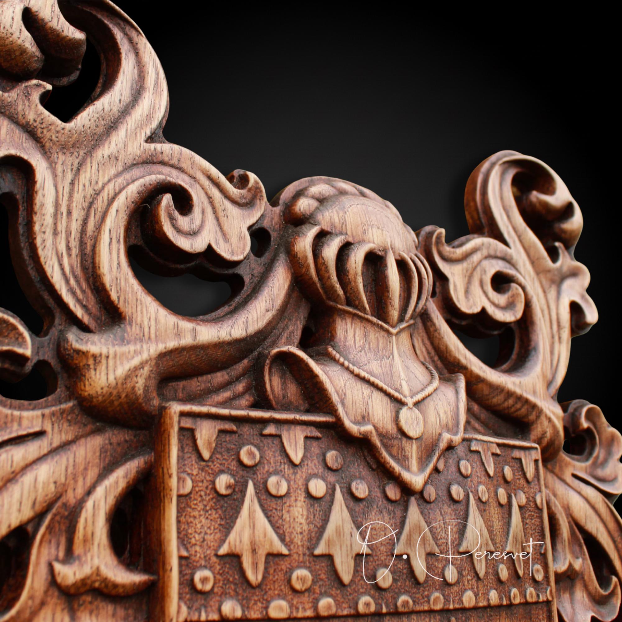 手彫りのイロコ材の紋章 - カスタム家紋 - Etsy 日本