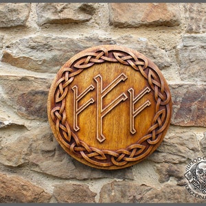 Triple FEHU, Magic norse runes for expand of your business, attract money and clients or aiming for more education and personal development