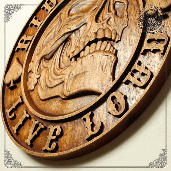 ハーレーダビッドソン HARLEY DAVIDSON 壁掛け 木製装飾