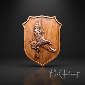 Custom Wood Carved Coat of Arms | Heraldic Art, Family Crest