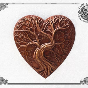 Wood Carving Picture Yggdrasil, Tree of Life decor, Wooden Home Decor, Norse Pagan Art Work, Heathen Celtic Wall Hanging Art
