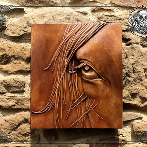 Fantastisches hölzernes Pferdestück, Exquisites Wanddekor, Erstaunliche Pferdekunstdekoration für gemütliches Interieur, Holzschnitzereigeschenk zur Einweihungsparty,
