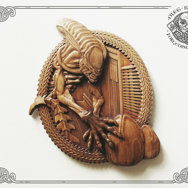 Wood Alien - Etsy