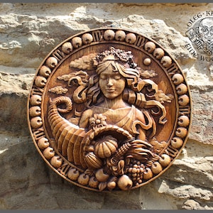 Virgo Zodiac Symbol Wood Plaque Horoscope Wood Carving Sign Custom Gift Wall Hanging Figure Astrology Spirituality Personalized Wall