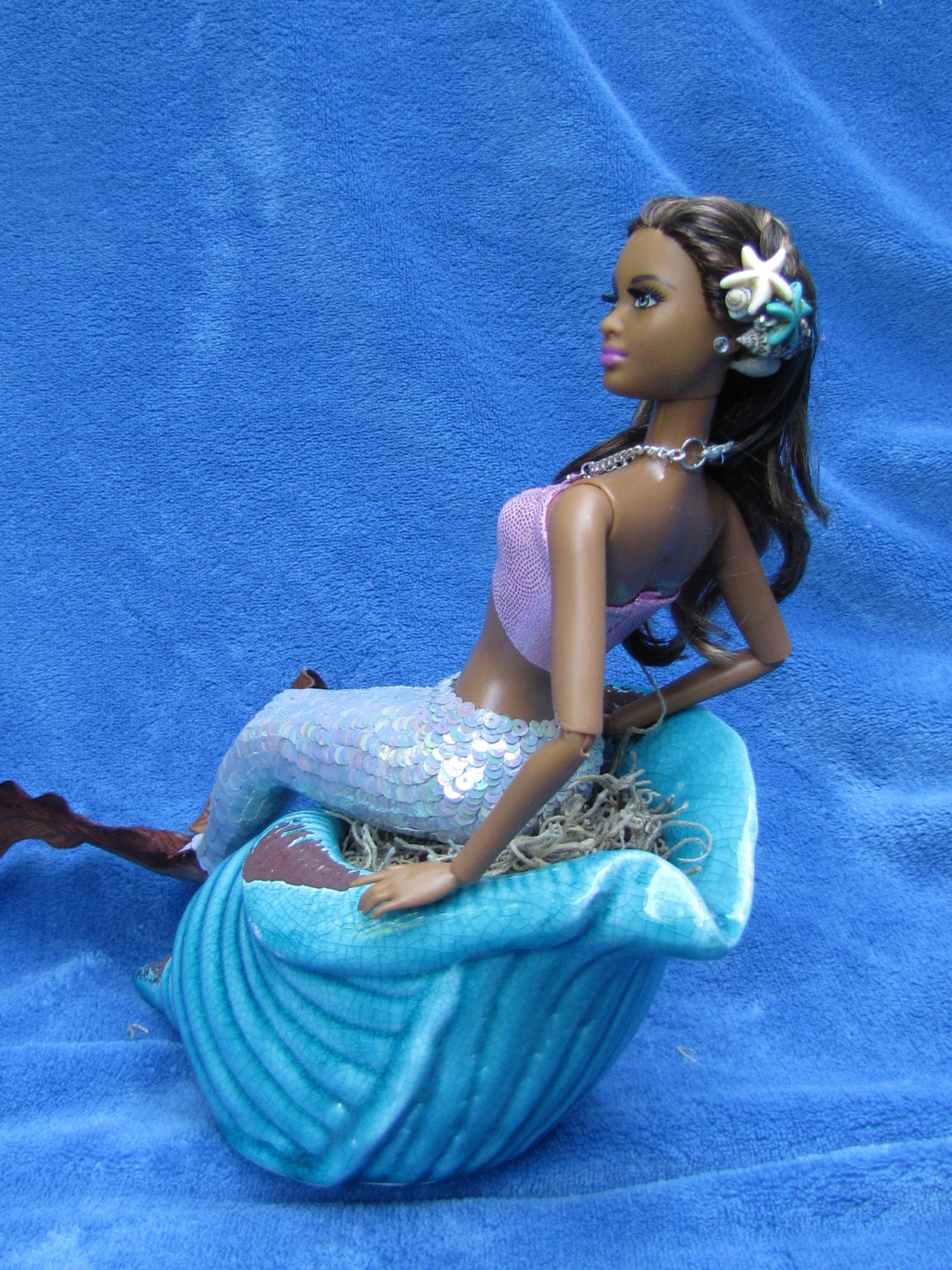 Custom OOAK Mermaid Barbie Doll Zayda Exotic African | Etsy