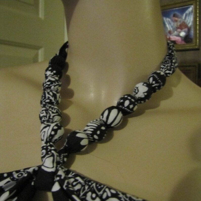 Bethany Dress Black /& White Halter Dress size 6