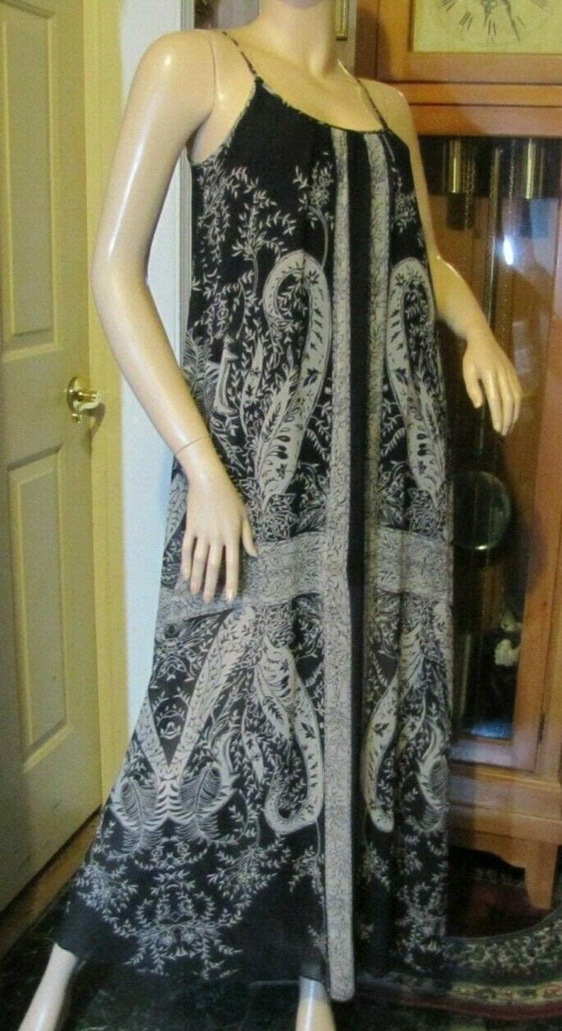 Express Black /& Gray Maxi Dress size XS