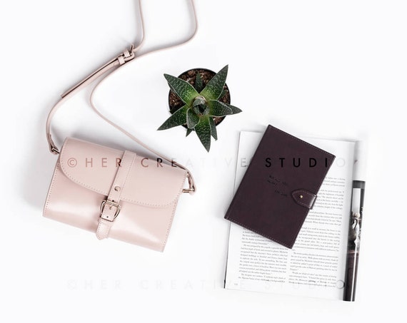 Styled Stock Photography Flatlay Mockup Nude Tote
