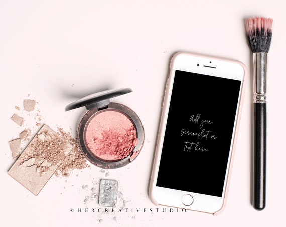Portrait Styled Stock Photography Mockup Broken Makeup Portrait Styled Stock Photography Mockup Broken Makeup